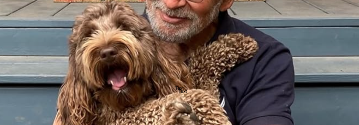 Photo of Alex Himelfarb and his dog