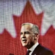 Picture of Mark Carney in front of Canadian Flag
